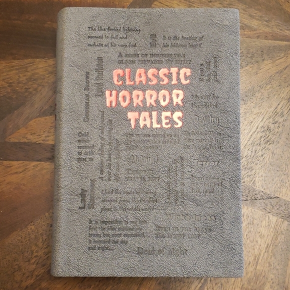 Classic Horror Tales Word Cloud Classics Soft Book Cover - Picture 1 of 9
